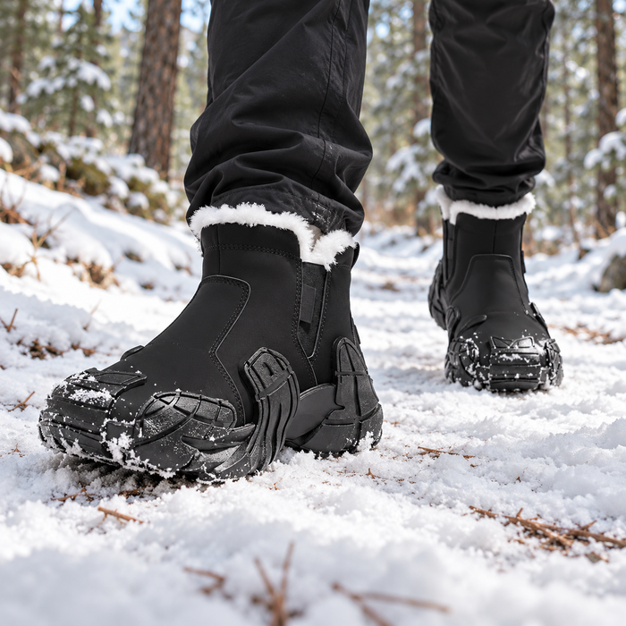 RIDGEWARD boots worn outdoors